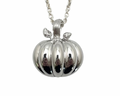 Pumpkin Pendant - Silver