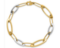 Oval Link Bracelet - Two-Tone