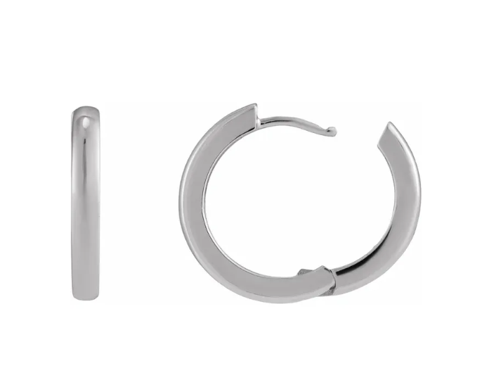 20 x 2.9mm Huggie Earrings - Sterling Silver