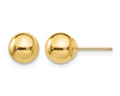 7.0mm Ball Stud Earrings - Yellow Gold