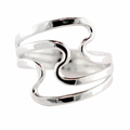 Three-Band S Ring - Silver