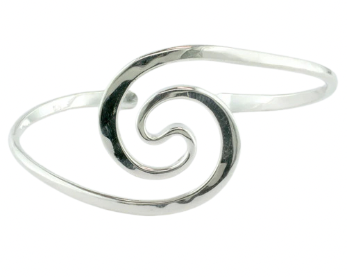Crashing Wave Bracelet - Silver