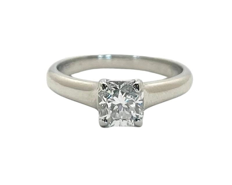Tiffany & Co Lucida Cut Diamond Solitaire Ring - Platinum