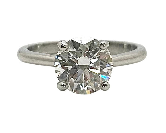 2.07ct. Round Lab Grown Diamond Ring - Platinum