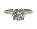 2.07ct. Round Lab Grown Diamond Ring - Platinum