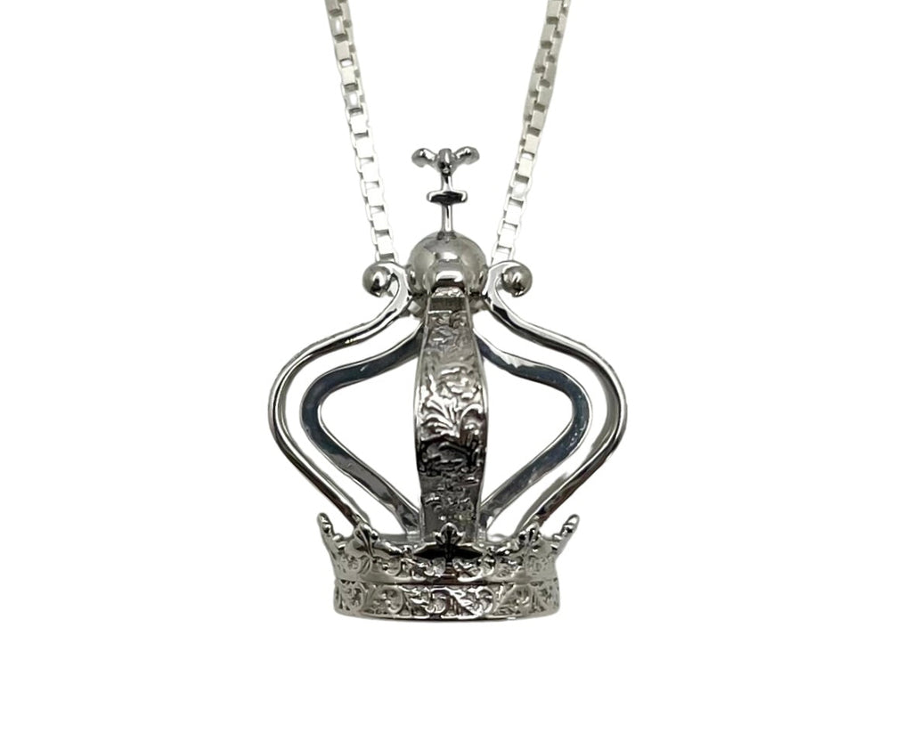 Charity IDES Crown Pendant - Silver