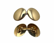 Load image into Gallery viewer, Tiffany &amp; Co Double Oval Cufflinks - Yellow Gold
