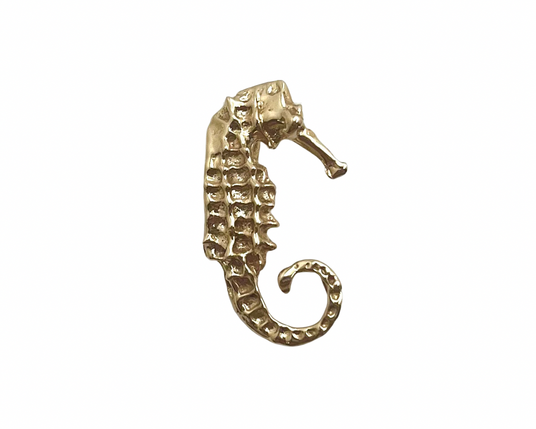 Seahorse Pendant - Yellow Gold