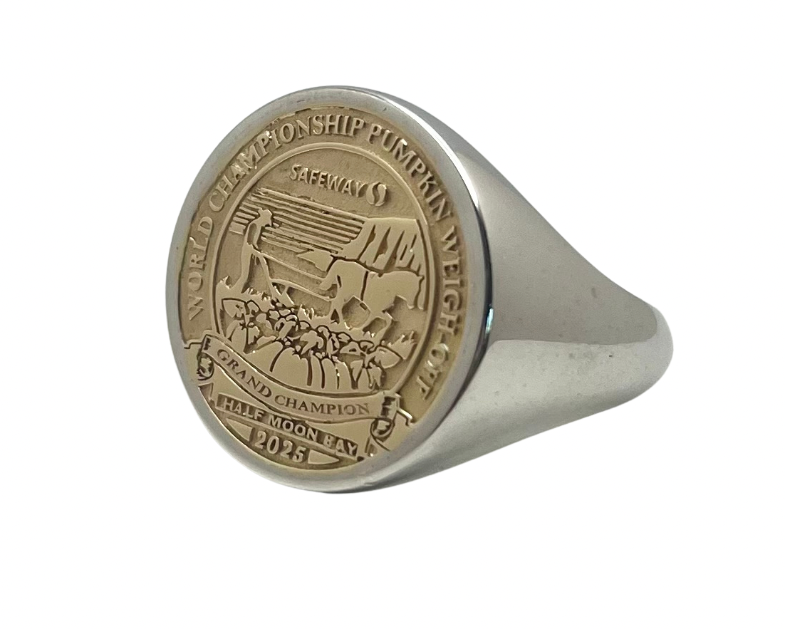 2025 Pumpkin Weigh Off Championship Ring - Two Tone