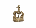 Crown Pendant/Charm - Yellow Gold