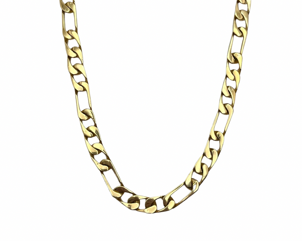 Heavy Figaro Chain - Yellow Gold