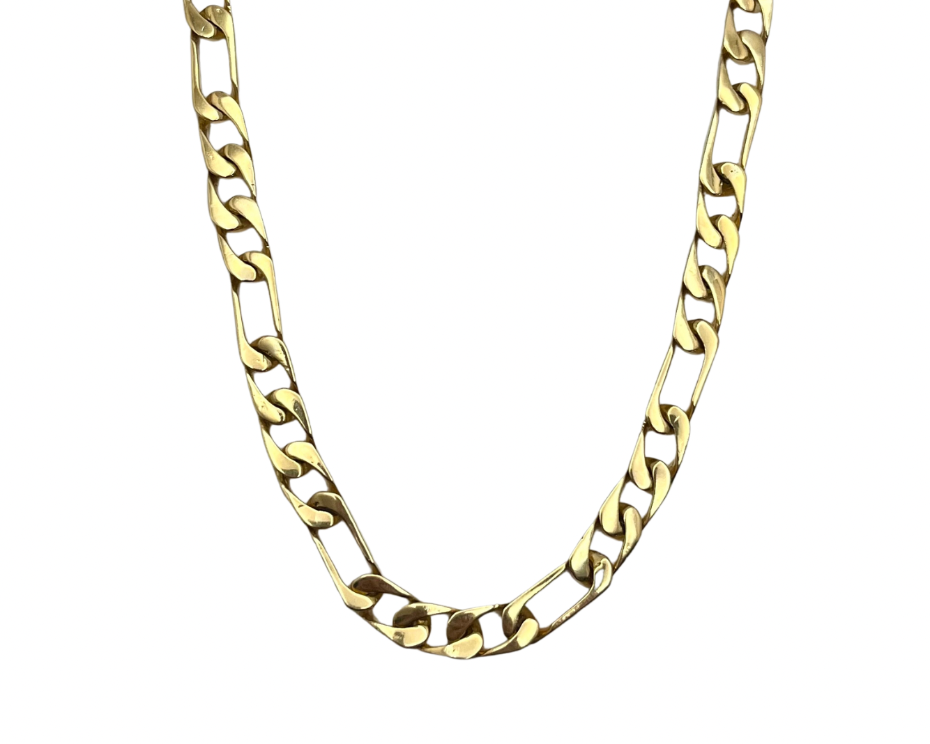 Heavy Figaro Chain - Yellow Gold
