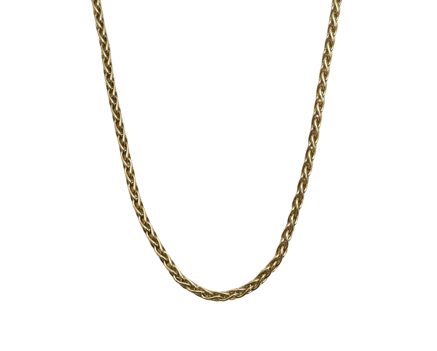 Wheat Link Chain - Yellow Gold