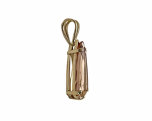 Load image into Gallery viewer, Pear Shaped Golden Topaz Pendant - Yellow Gold
