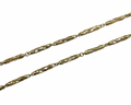 Barrel Link Necklace - Yellow Gold