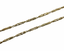 Load image into Gallery viewer, Barrel Link Necklace - Yellow Gold
