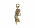 Sea Otter Pendant/Charm - Yellow Gold