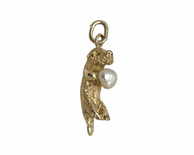 Load image into Gallery viewer, Sea Otter Pendant/Charm - Yellow Gold
