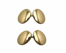 Load image into Gallery viewer, Tiffany &amp; Co Double Oval Cufflinks - Yellow Gold
