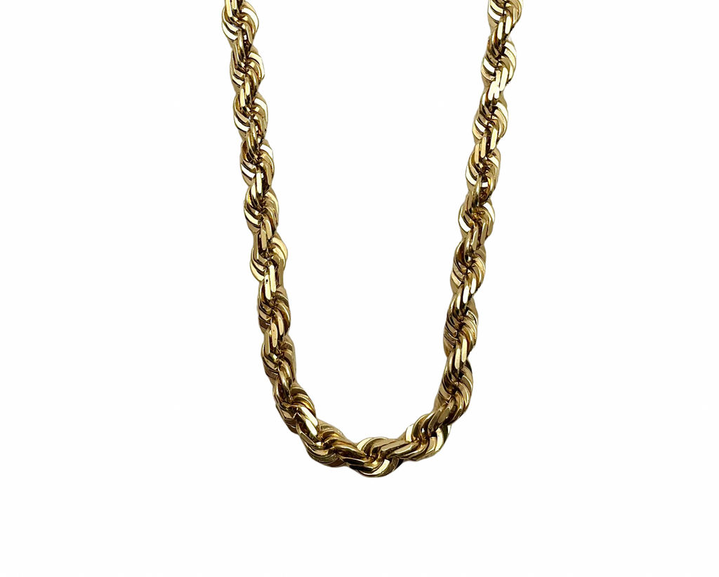 Heavy Rope Chain - Yellow Gold