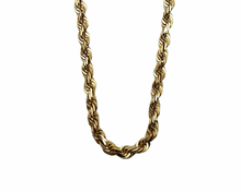 Load image into Gallery viewer, Solid Gold Rope Chain - Yellow Gold
