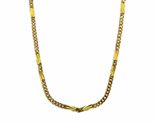 Load image into Gallery viewer, Flat Curb and Fancy Link Chain - Yellow Gold
