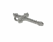 Load image into Gallery viewer, Diamond Cross Pendant - Platinum
