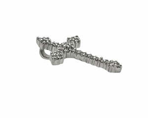 Diamond Cross Pendant - Platinum