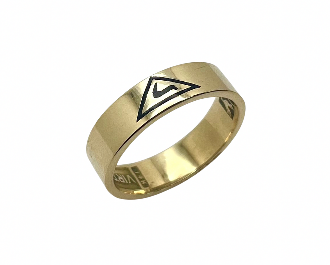 Mason Band - Yellow Gold