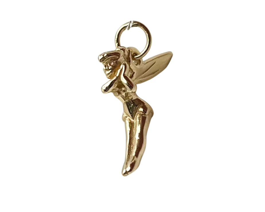 Tinkerbell Pendant/Charm - Yellow Gold