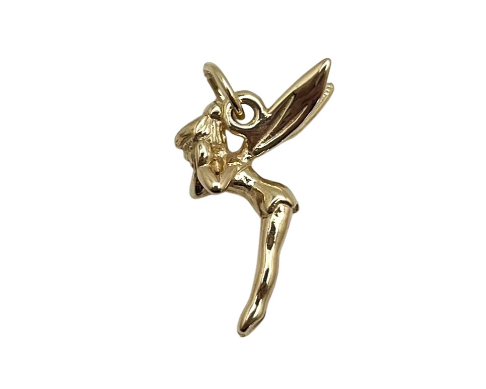 Tinkerbell Pendant/Charm - Yellow Gold