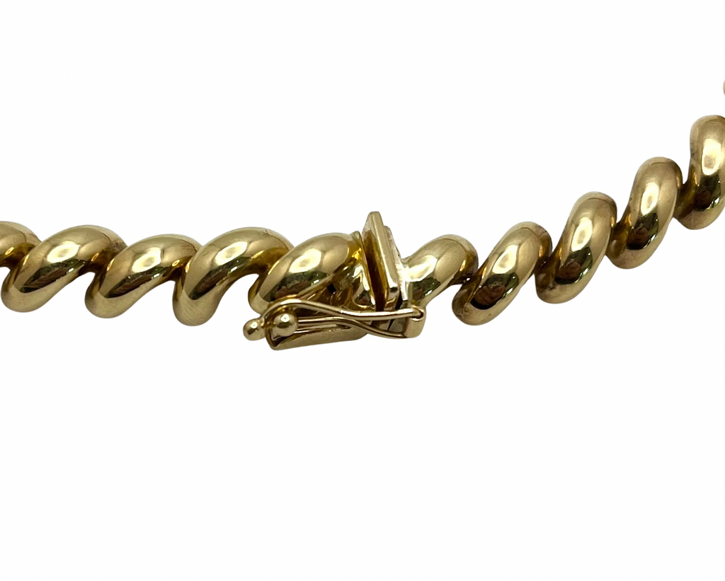 San Marco Link Necklace - Yellow Gold