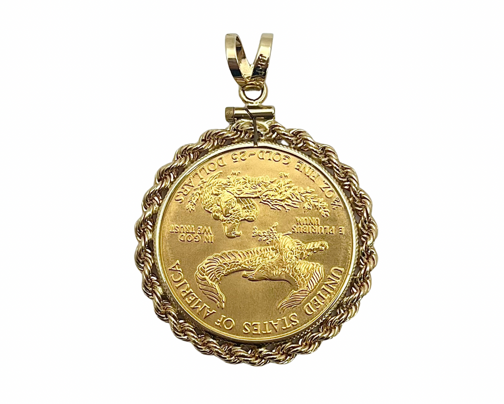 1986 Gold Coin Pendant - Yellow Gold