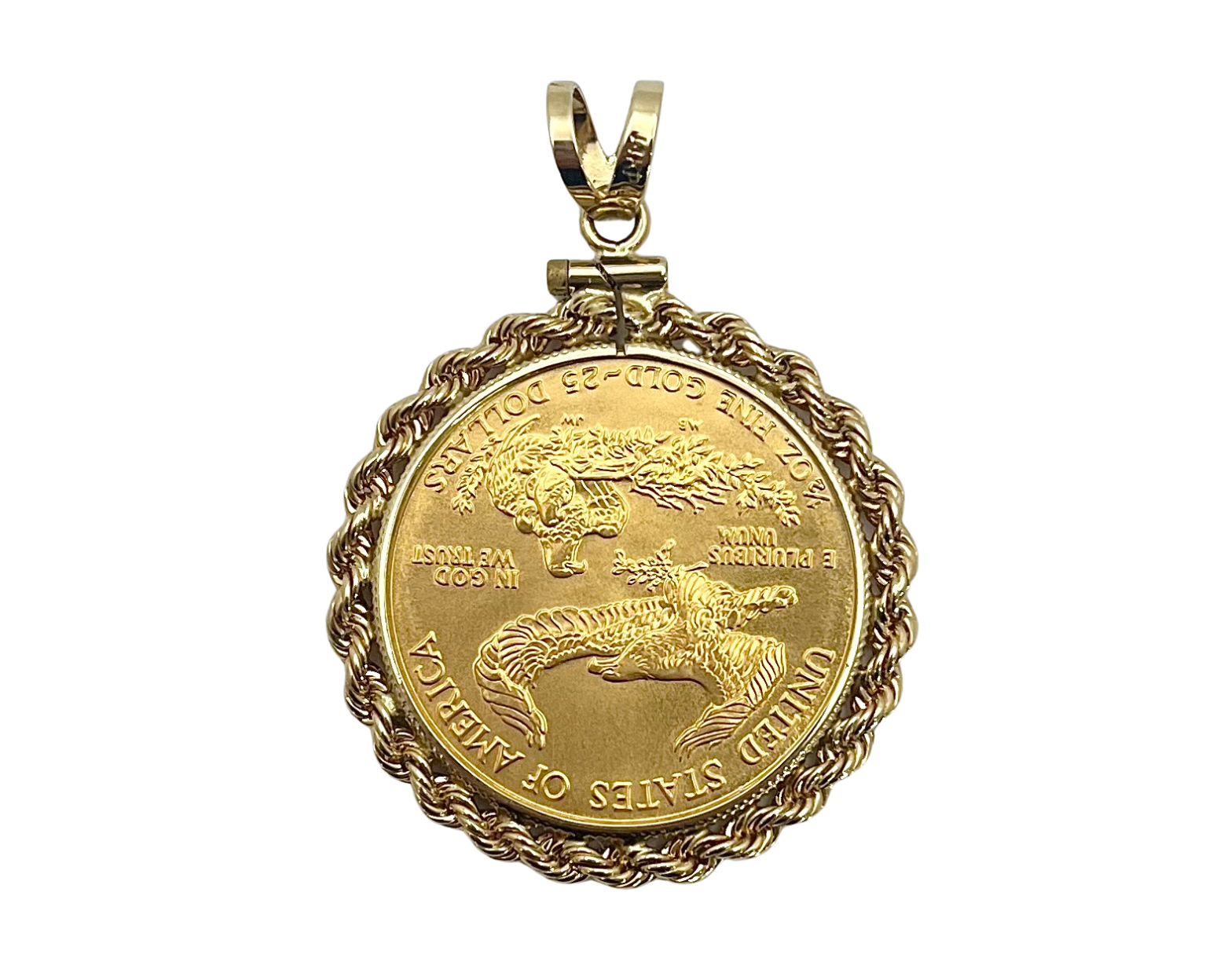 1986 Gold Coin Pendant - Yellow Gold