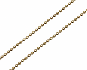 Bead Link Chain - Yellow Gold