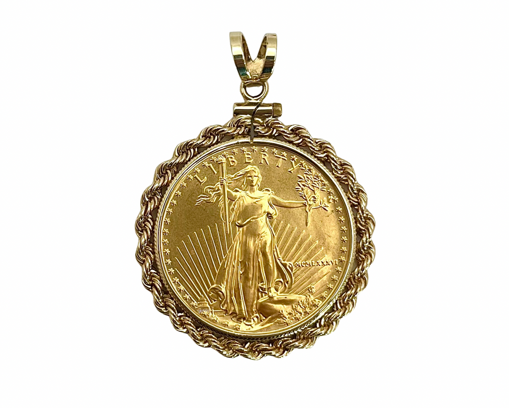 1986 Gold Coin Pendant - Yellow Gold