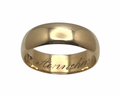 Victorian Era Engraved Band - Yellow Gold