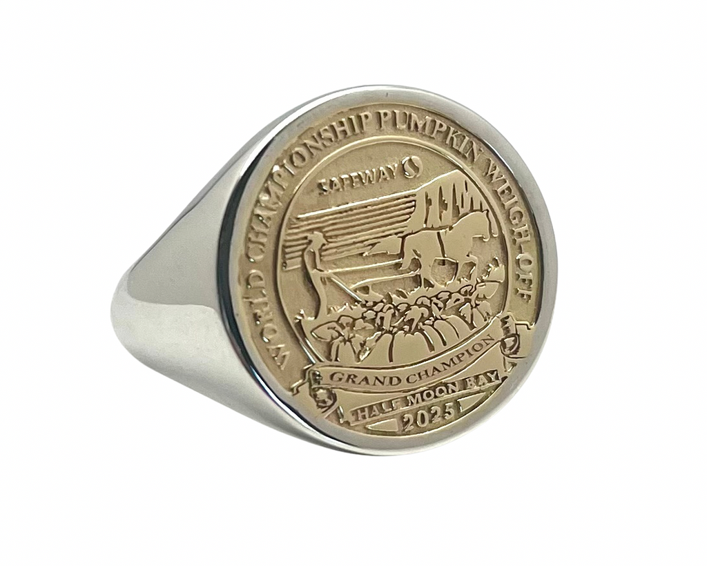 2025 Pumpkin Weigh Off Championship Ring - Two Tone