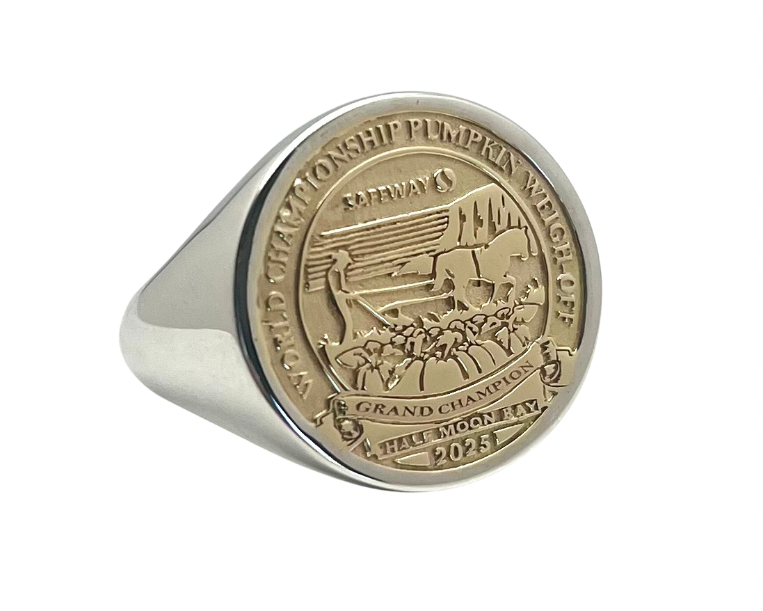 2025 Pumpkin Weigh Off Championship Ring - Two Tone