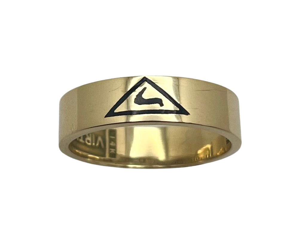 Mason Band - Yellow Gold