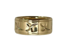Load image into Gallery viewer, Floral Band - Yellow Gold
