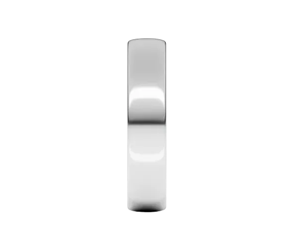 European Style Band 5mm - White Gold