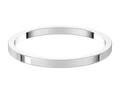 1.5mm Flat Profile Band - White Gold