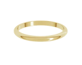 2mm Half Round Band - Yellow Gold