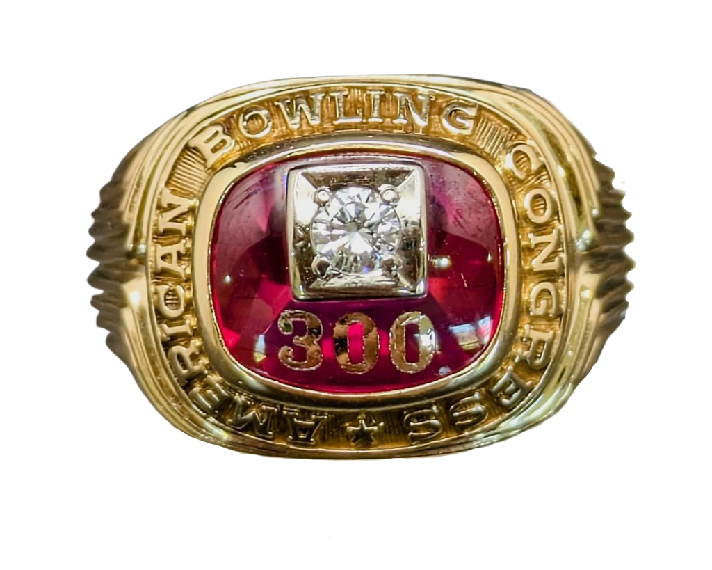300 Game Bowling Ring - Two Tone