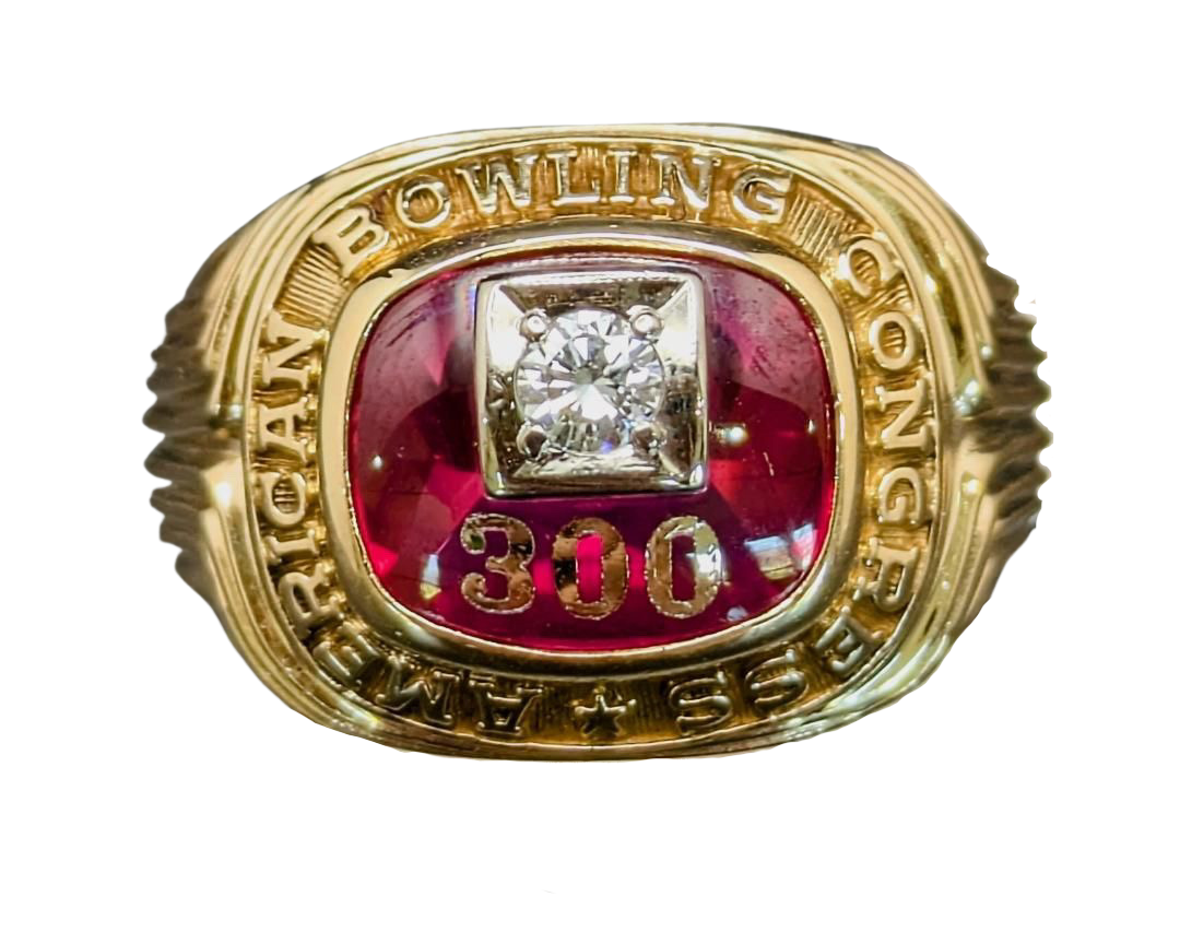 300 Game Bowling Ring - Two Tone