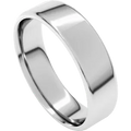 Comfort Fit Band 6mm - Platinum