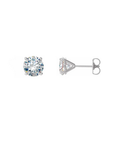 Diamond Stud Earrings 0.25ctw - White Gold