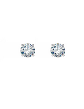 Load image into Gallery viewer, Diamond Stud Earrings 0.10ctw - White Gold
