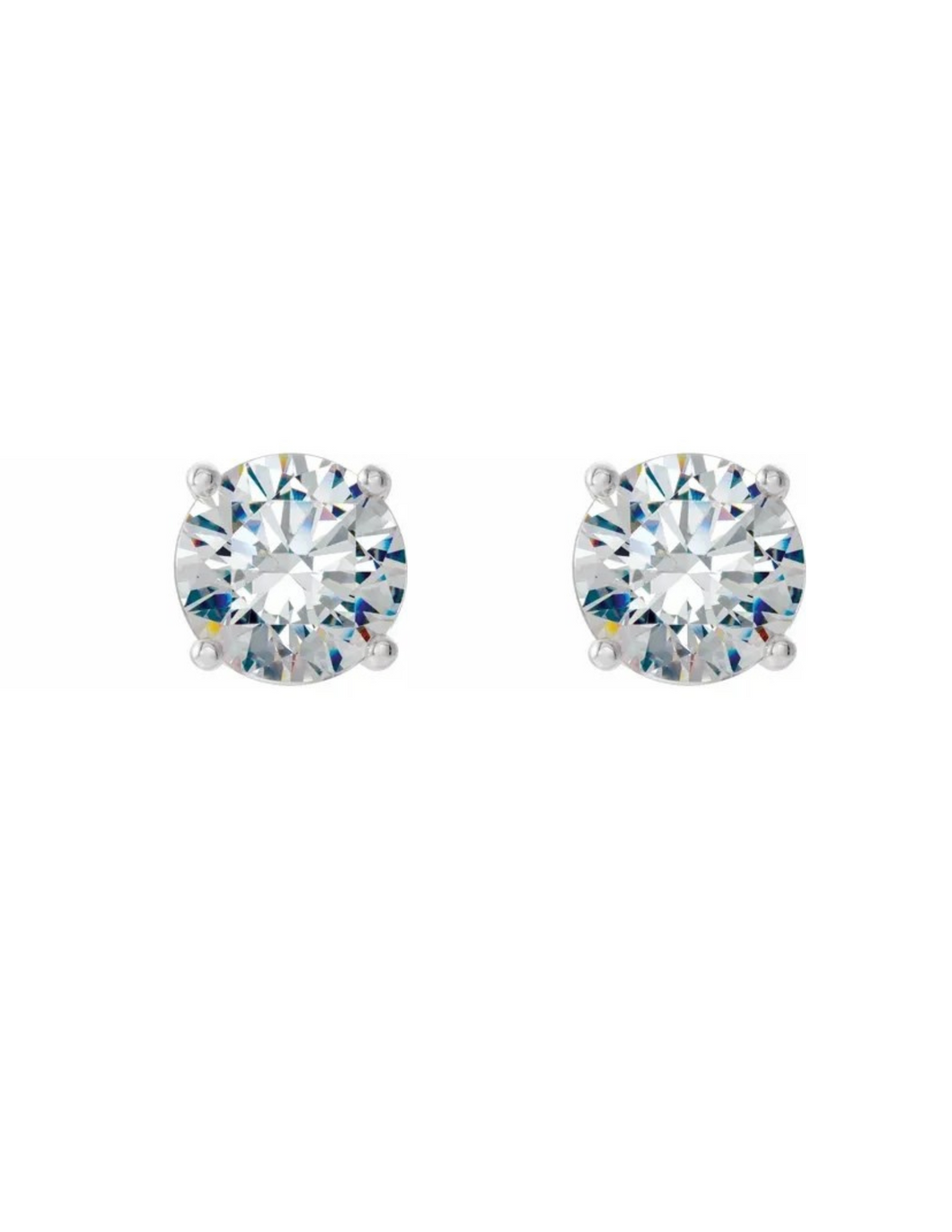 Diamond Stud Earrings 0.25ctw - White Gold